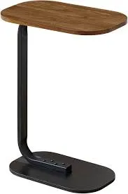 Table d'Appoint Nordique en Forme de C  Minimaliste