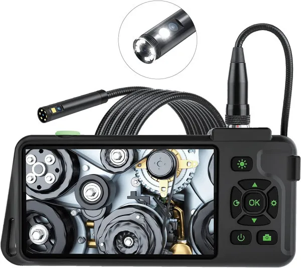 Endoscope industriel 1080P double objectif