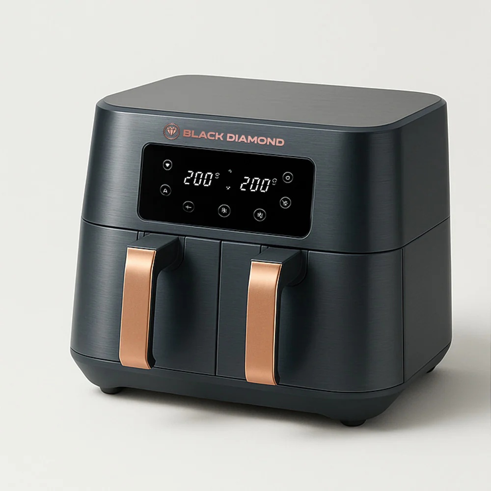 Friteuse Black Diamond sans huile Dual Basket Air fryer  8.5L