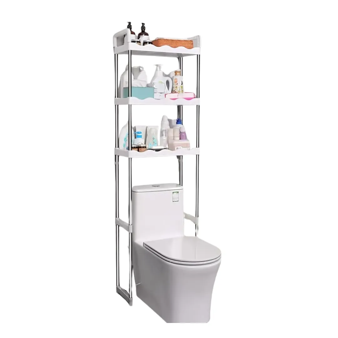 Étagère WC salle de bain 2 niveaux