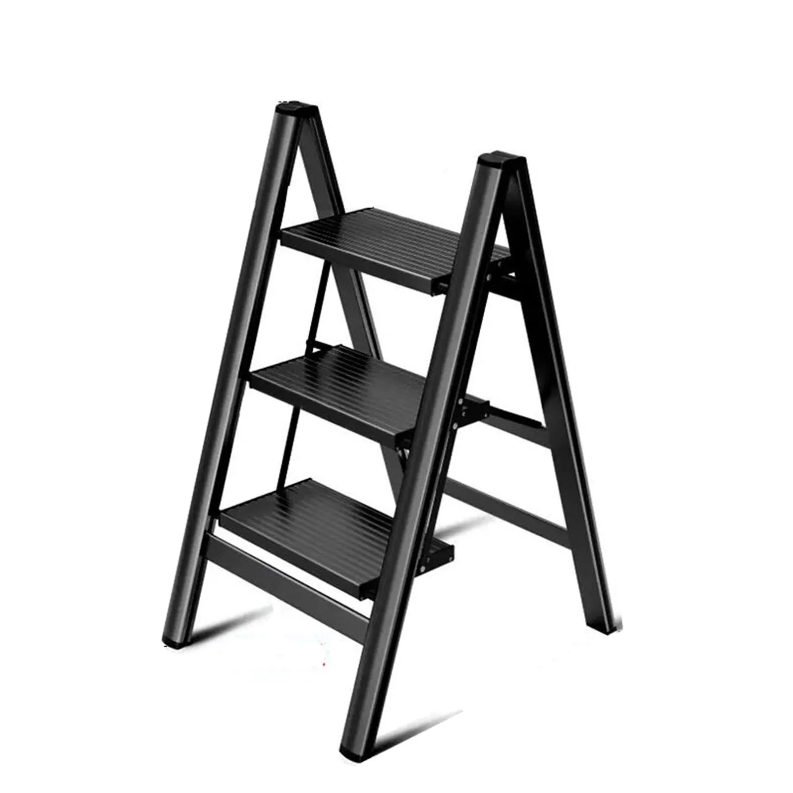 Echelle 3 Marches en Aluminium Pliable et Pratique pour la Maison