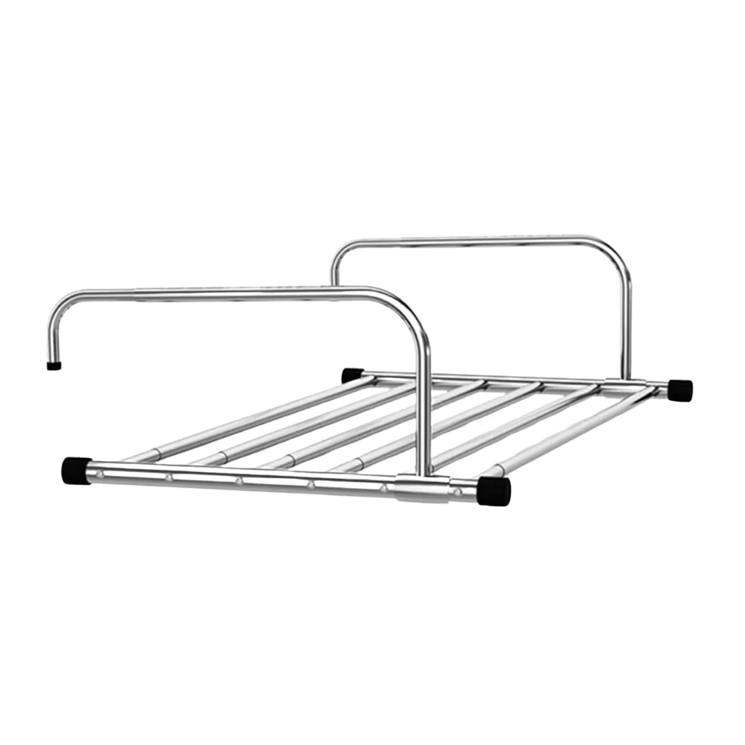 Porte-Séchoir Pliable en Acier Inoxydable